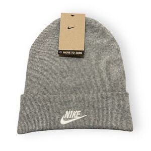 Nike Peak Tall Cuff Futura Beanie Gray White Unisex One Size DJ6224-063 New